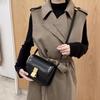 Women’s Genuine Leather Shoulder Bag  Trend Brand Small Square Bags Luxury Designer Handbag Fashion Messenger BagsTofu Bags