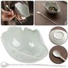 Ceramics Tea Scoops Tea Spoon Handcrafted Old Style KongFu Tea Scoops Tea Spoon For Home Teahouse Office