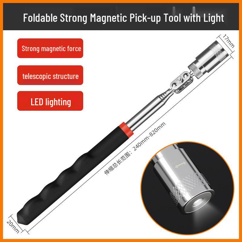 Telescopic Bendable Magnetic Pickup Tool