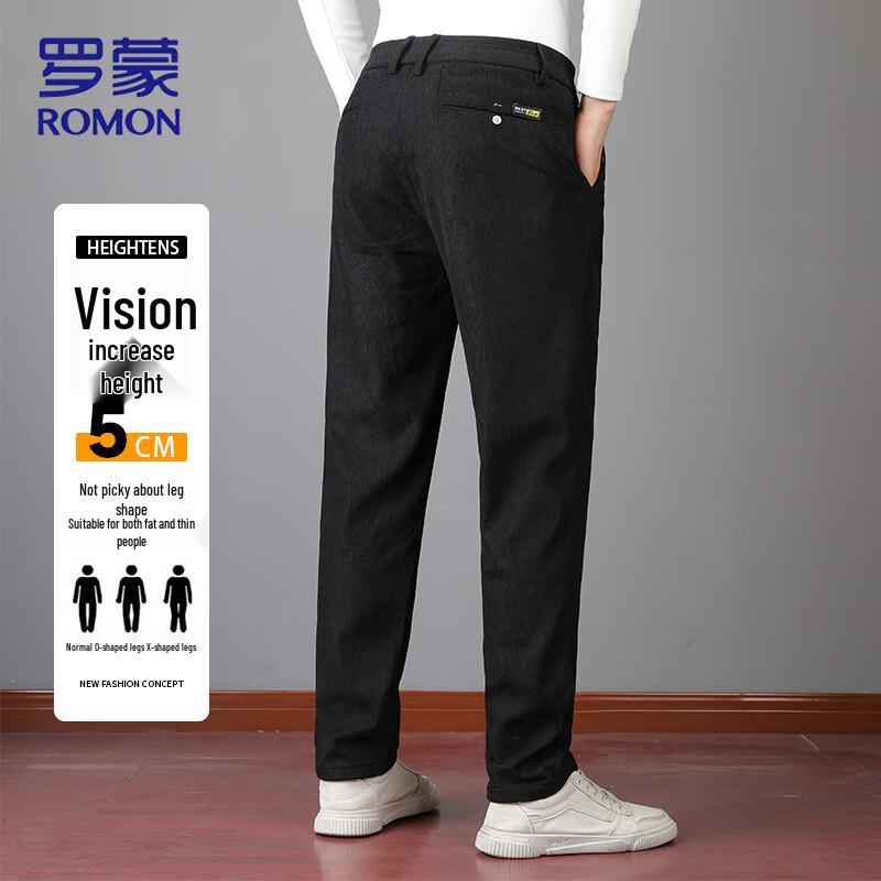 Romon Men's Corduroy Business Casual Pants