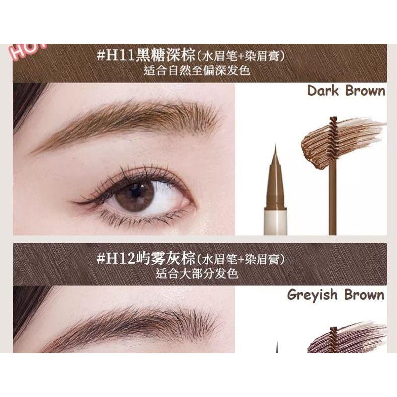 DEZONE - Dual Head Liquid Eyebrow Pen & Shaping Tint - 4 Colors