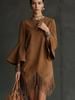 Trendy Women's Vintage Ruffled Flared Sleeve Loose Fashion Dress for Women