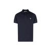 Ss24 Pique Cotton Logo Pattern Printed Polo Shirt Men Polo Shirts Navy-Blue 80152SC17-A0020