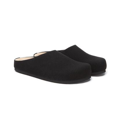 Fashion Crestar Women's Slip On Suede Clogs Comfortable Cork Footbed Leather Mules Shoes with Arch Support New Outdoor Men Beach Sandals