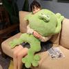Non-Toxic Green Frog Plush Toys Stuffed Animals Doll Adults Cute Birthday Gifts Home Room Deco