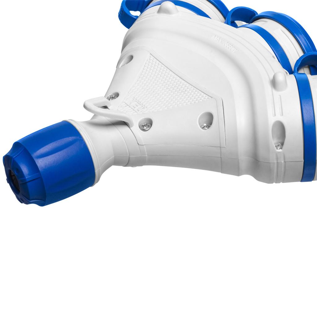 Trójdrożne Gniazdo Schuko Ip44 3X2P+Z 16A 250V Szaro-Niebieskie Rozgałęźnik