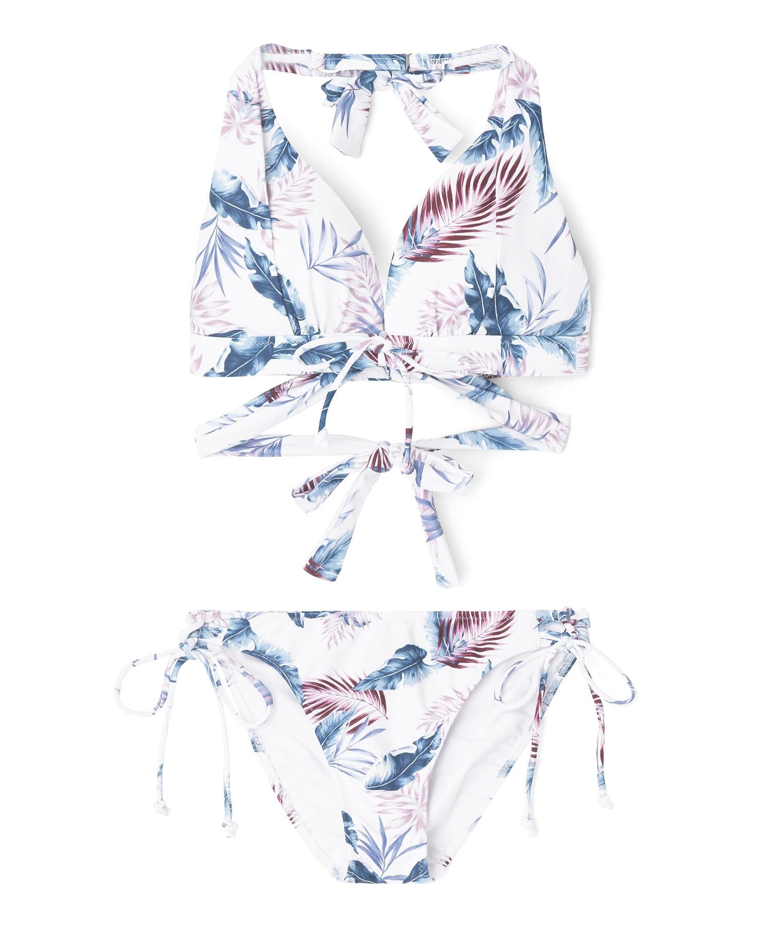 

Swimwear Bikini natural but firm Up white [Sanai Paradise] set, [Natural Bra], non-wired bikini, 55-53-4-1000, білий