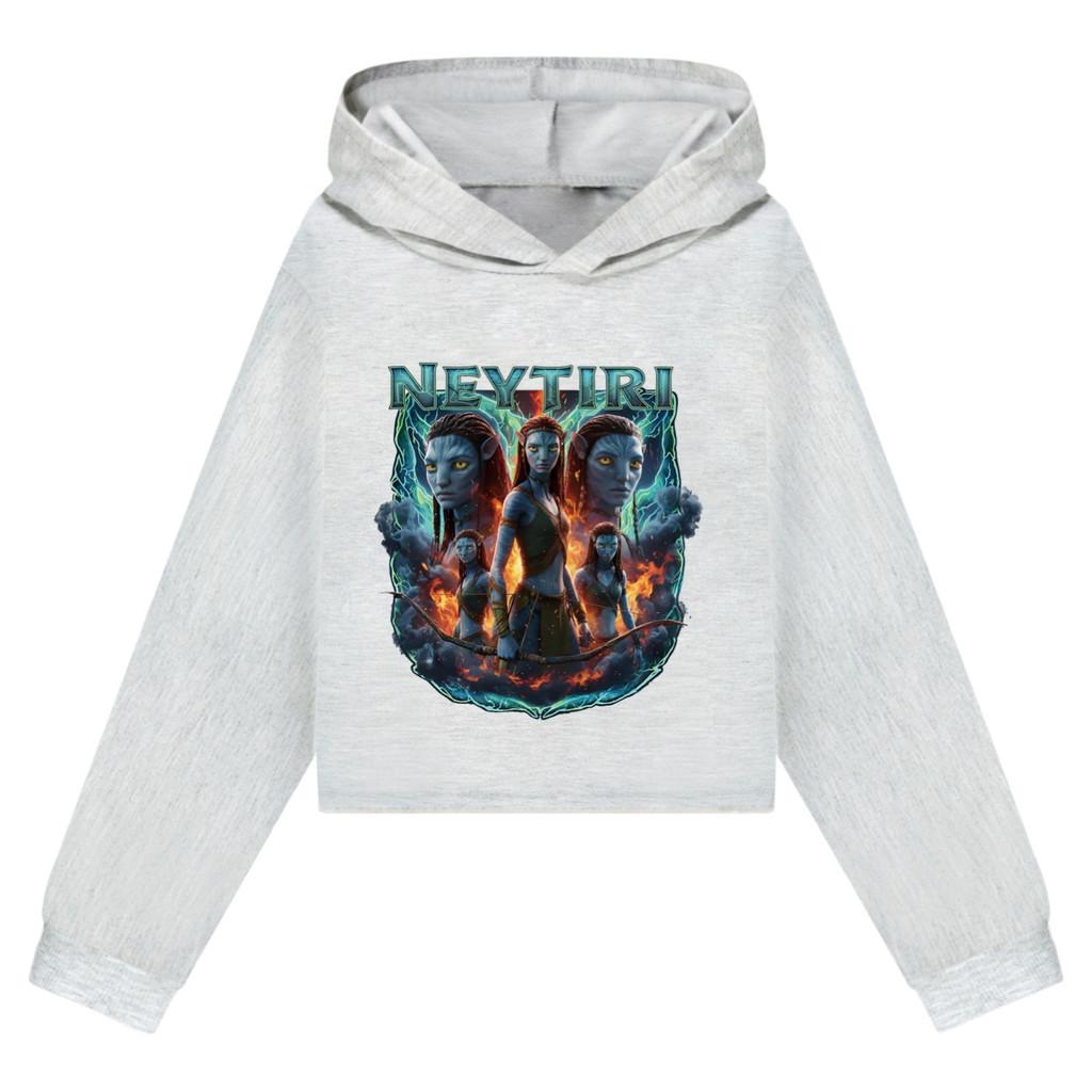 5417 Kids Girls Printed Cotton Colorful Long Sleeves Hoodies