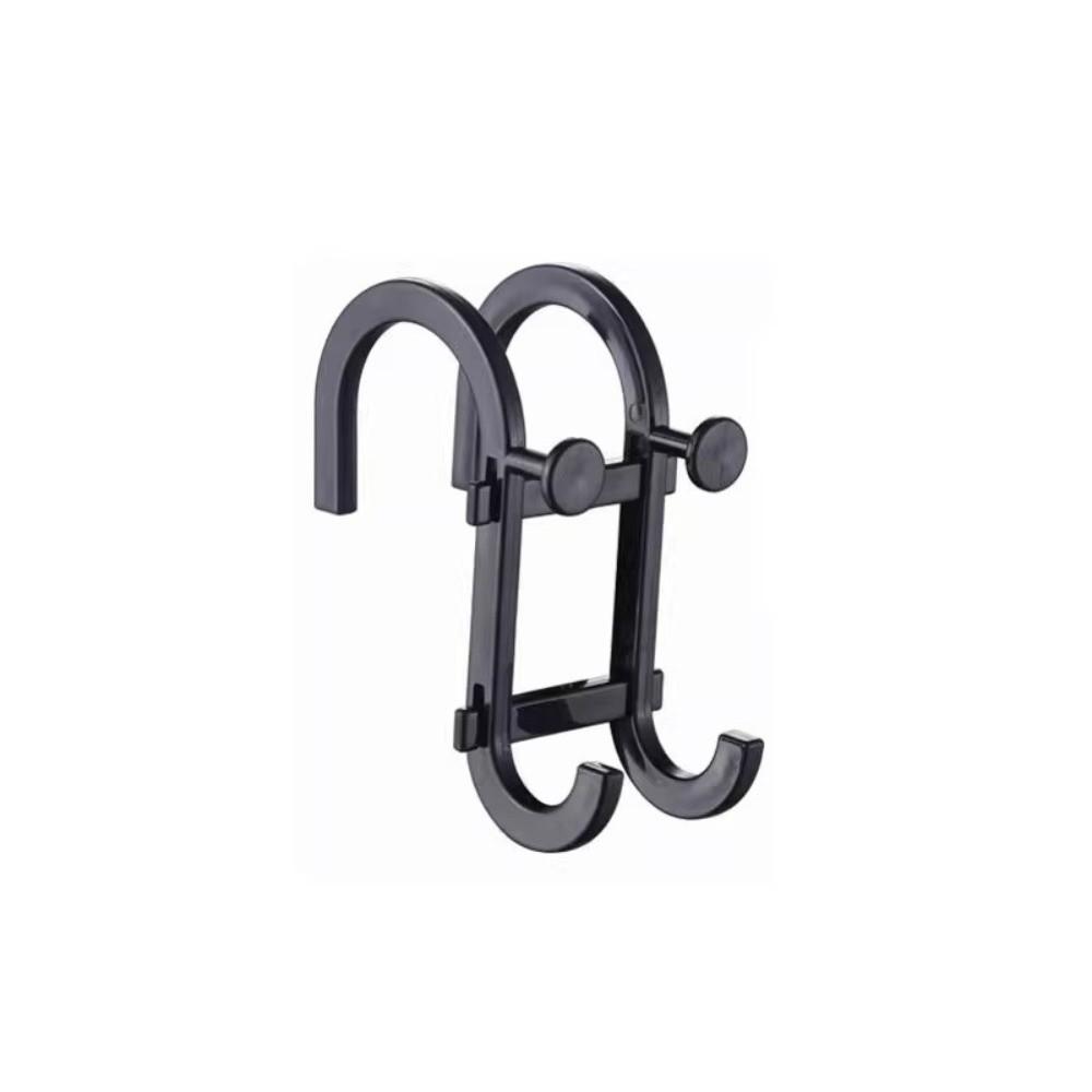 6pcs Multi-Purpose Double S-shape Hooks Plastic Versatile Hooks Bathroom Door Hook  Kitchen