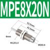 CJPB Serie Bohrung 4/6/10/15mm, Hub 5/10/15/20mm-B Miniatur-Mikro-Einfachwirkender Federzylinder mit Außengewinde