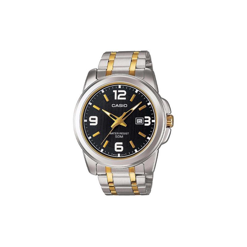 

Casio CASIOSTANDARD series retro sports trendy watch business quartz movement stainless steel strap Japanese and Korean watch men s MTP-1314SG-1AVDF чёрный