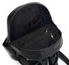 BUKESIYI Women's Mini Backpack, Large Capacity, Waterproof, PU Leather, Black, JP78304