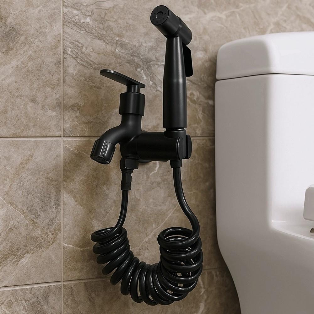 304 Stainless Steel Handheld Bidet Sprayer Adjustable Baby Diaper Cleaner  Diaper Cleaning