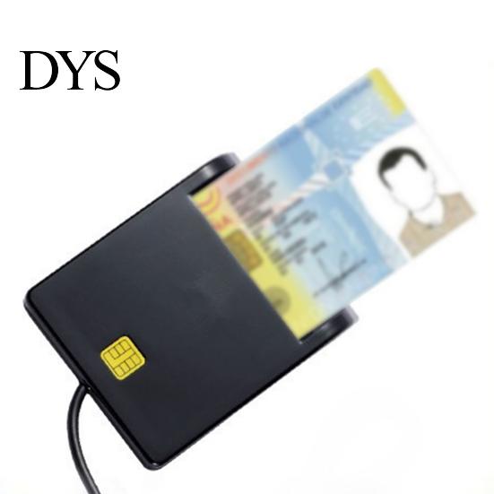 Card Reader Adapter 1 Set Intelligent Identification SM/C/ID/SD Accurate Reading with LED Memory Light Support Touch Chip Operations Smart Office