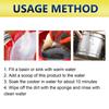 Jaysuing Multi-purpose Degreaser, Cleans Sink Pan Bottom Stains Kitchen Heavy Oil Soaking Powder
