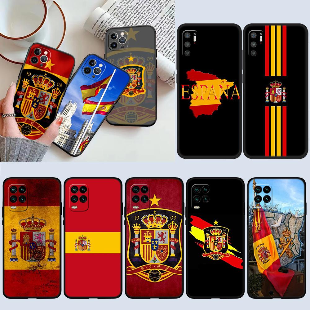 RE54 Spain Flag New High-End Shell Phone Case for Xiaomi Poco F8 M4 M5 M6 M7 X3 X6 X7 Pro GT NFC Ultra