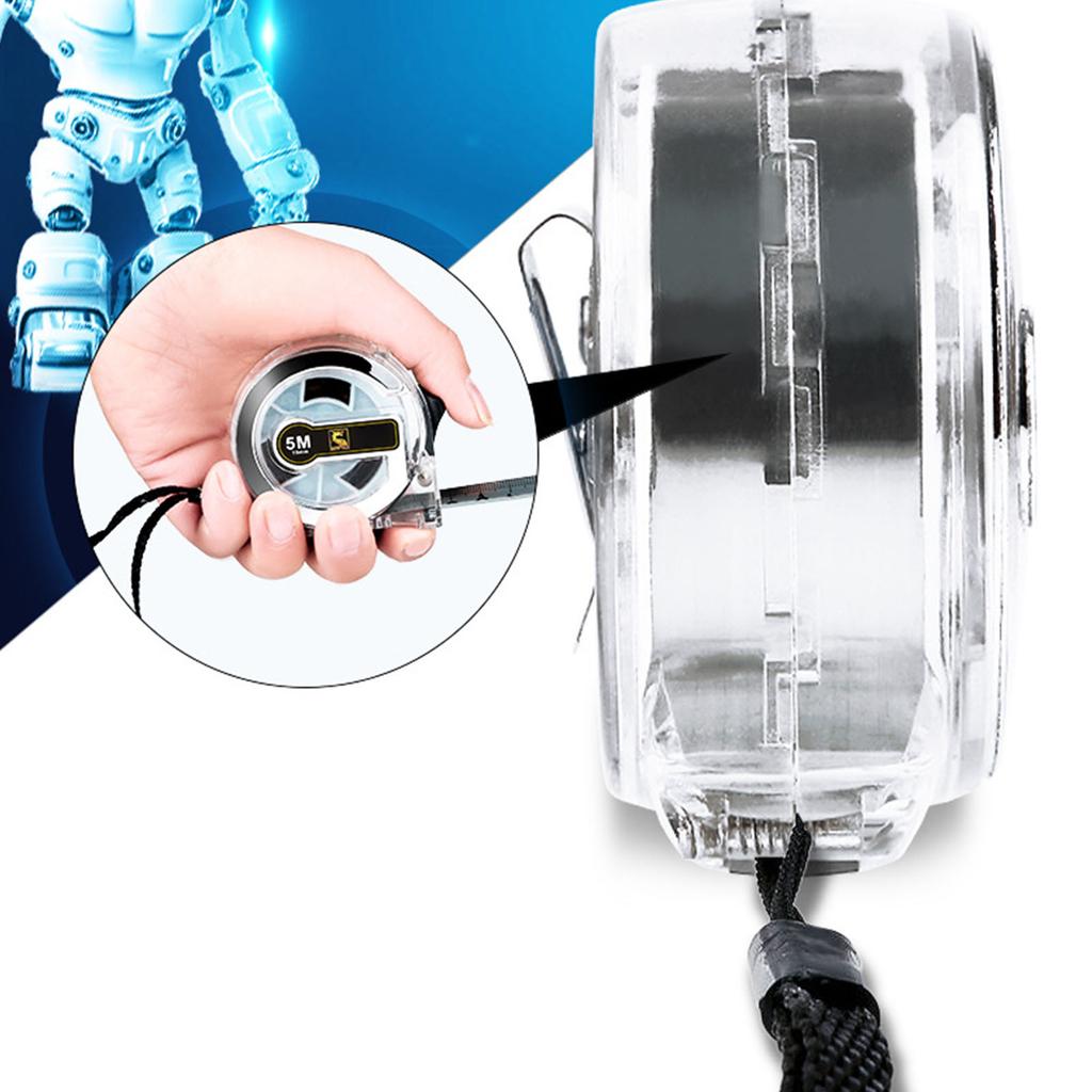 High Precise Stainless Steel Tape Measure 5m 7.5m 10m Durability Wear Resistant ABS Carbon Steel Construction