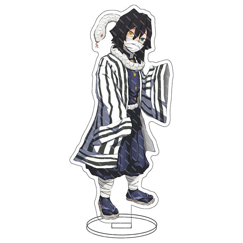 Demon Slayer: Kimetsu no Yaiba stand Tanjiro Nezuko double-sided high-definition acrylic ornament anime Halloween gift 16cm