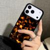 Capa Case for iPhone 17 Air 16 Pro Max 15 Plus 11 13 Mini 14 12 Back Phone Cover Tortoiseshell Tortoise Shell
