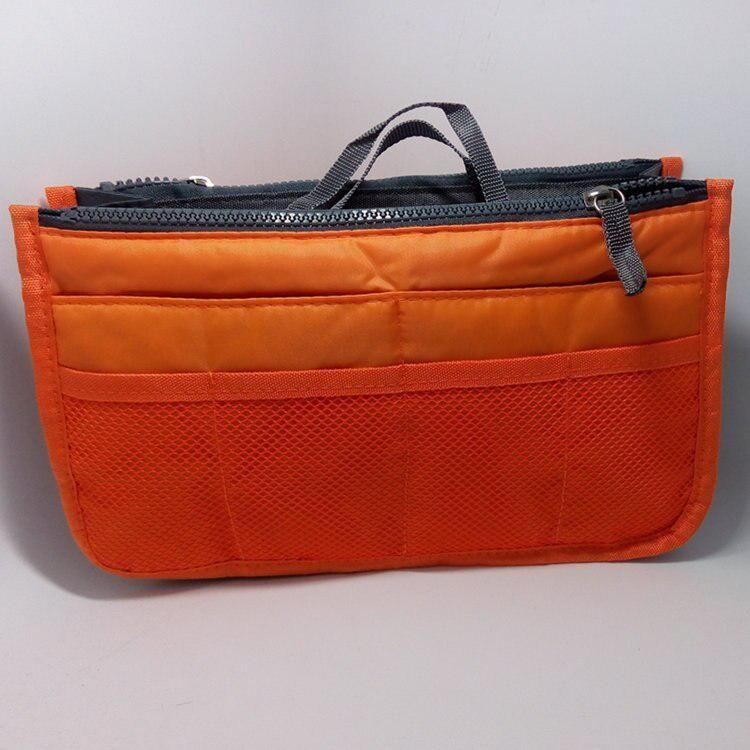 Organizer Insert Bag Women Dacron Travel Insert Handbag Purse Large Liner Lady Makeup Cosmetic Bag
