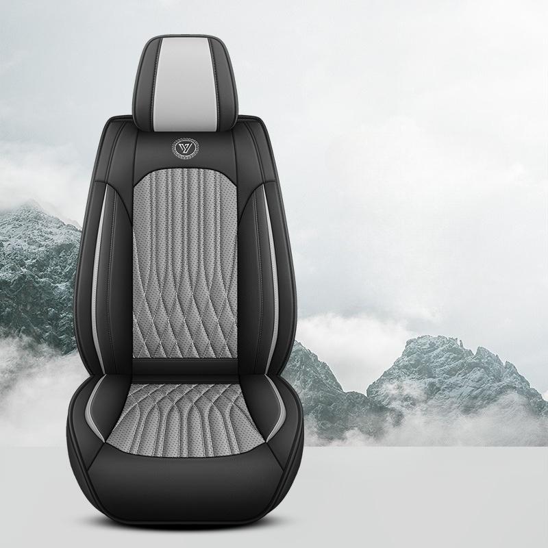 Single Full Coverage Car Seat Cover Premium Faux Leather Material, Fits Most Sedans/SUVs, Enhances Interior, 5 Colors Available