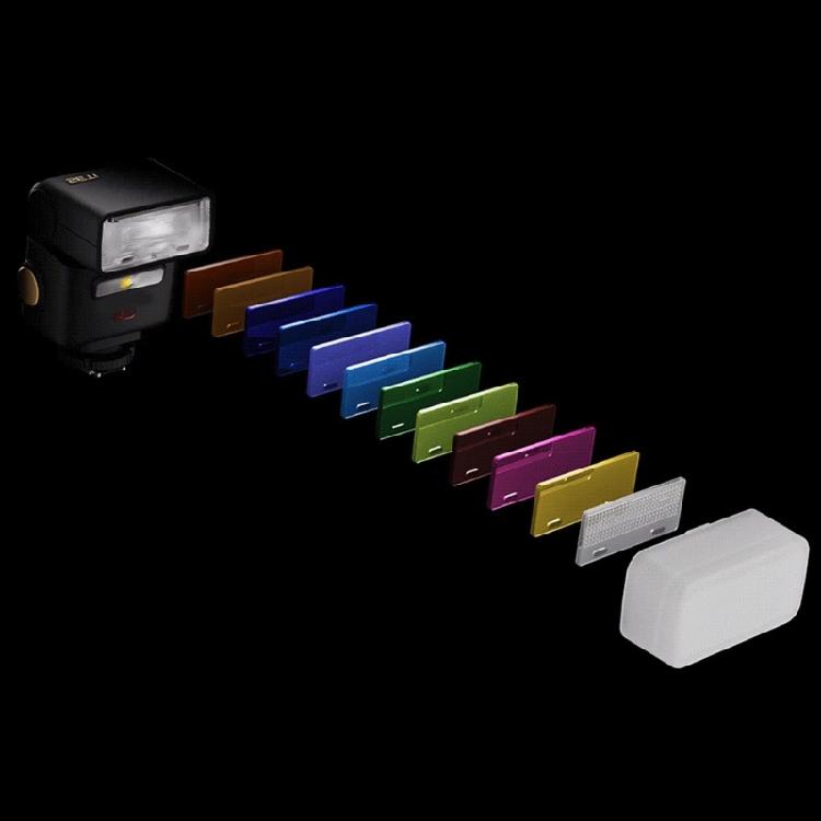 Versatiled Magnetic Speedlight Color Temperature Adjustment Kit For DSLR Cameras