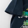 27KIDS Summer Boys' Excavator T-shirt - Short Sleeve Baby Boy Top