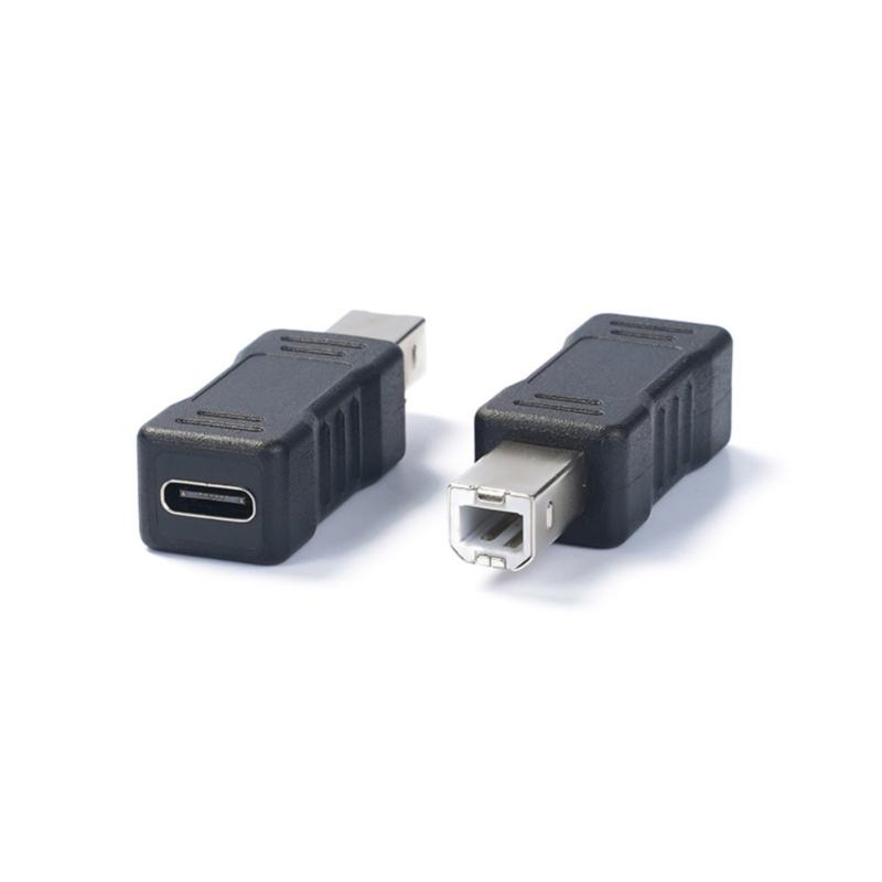 USB Type C Mini5P To USB B Converters for Connecting Printers Scanners and Instrument To USB C Enableds Devices