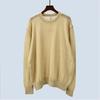 Autumn New Knitwear Round Neck Loose and Lazy Style Plus Size Mohair Pure Color Long Sleeves Pullover Women