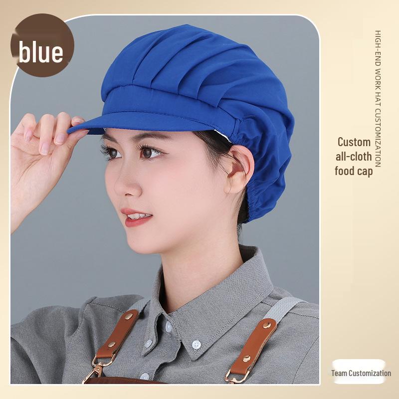 Women's Breathable Dustproof Kitchen Chef Hat - Sanitary Head Cover for Catering and Workshops