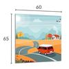PANEL SZKLANY DO KUCHNI 60x65 Auto
