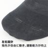NAIGAI Crew Socks with Arch Fit Support and Size Sizes To Japanese Sizes Men's Compression, 2332209, Black, Japan, 25-27cm (equivalent M-L)