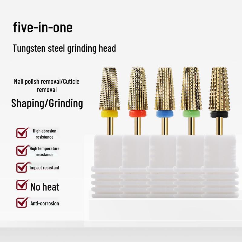 

5-in-1 Tungsten Steel Nail Grinding & Polishing Tool