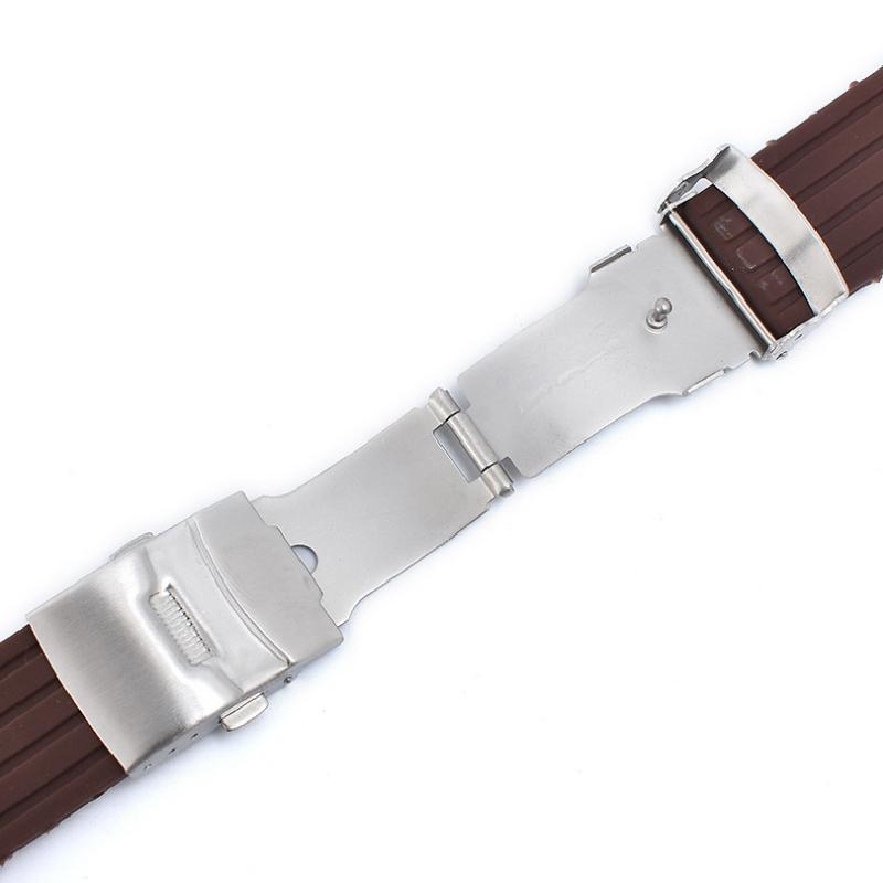 20mm 22mm Schnellverschluss Gummiarmband Verlängert Weiches Armbanduhr Silikonband für Herren Wasserdichtes Armband Zuschneidbar passend Armband