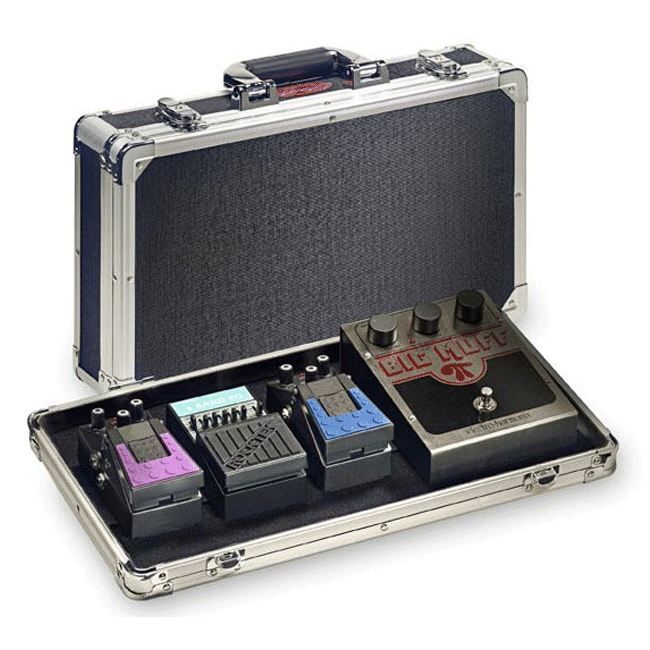 Coffre de transport pour pédales d'effets guitare - stagg - upc-424
