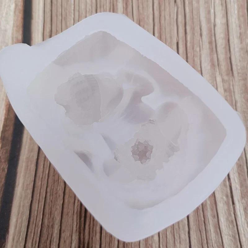 1 Pcs 3d Sleeping Baby Silicone Mold Chocolate Candy Fondant Mold Handmade Soap Candle Plaster Resin Making Tool