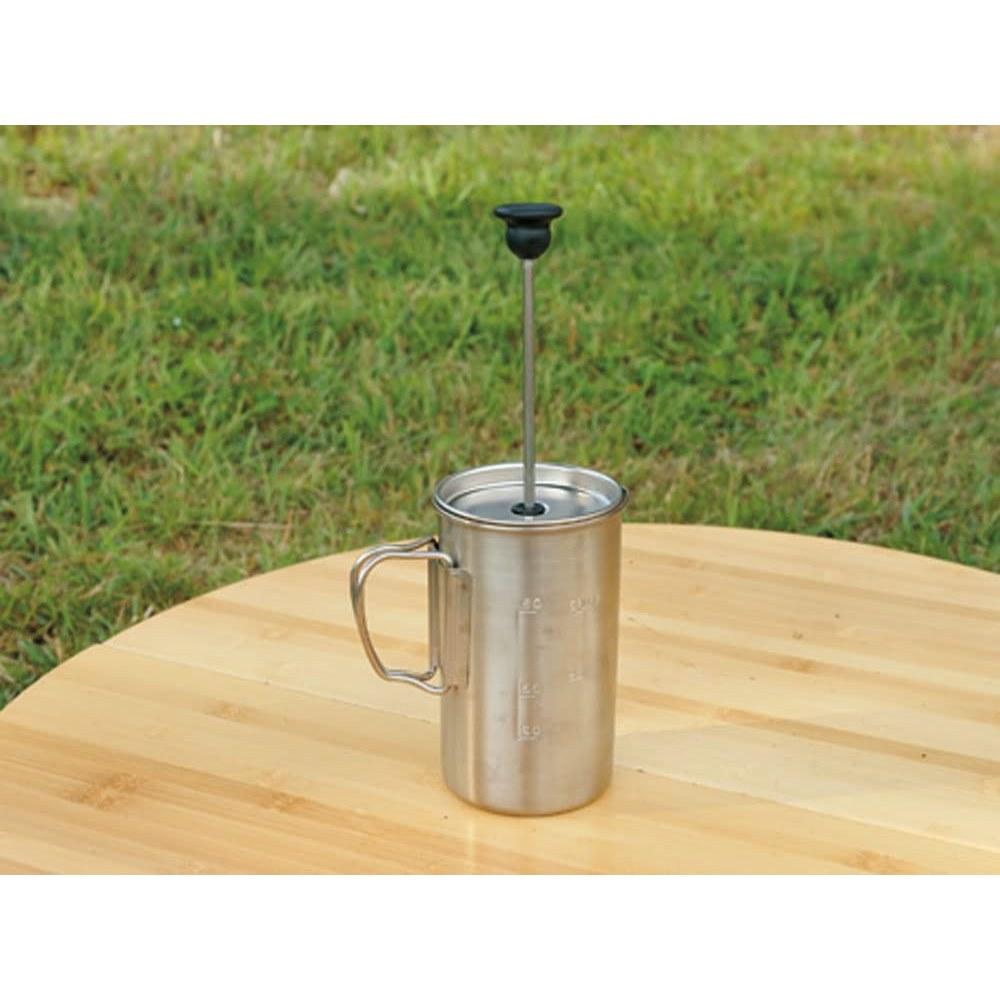 Snow Peak Titanium Coffee Press CS-111 3-Cup Camping Outdoor Home Barista