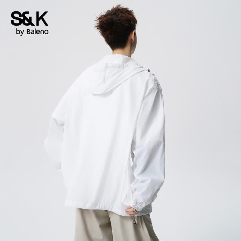 Baleno S&K Men's Ice Silk UPF50+ Sun Protection Hoodie