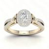 1-piece Luxurious Sparkling Zircon Inlaid Women's Ring, Bridal Engagement Jewelry, Holiday Banquet Accessories, Gifts