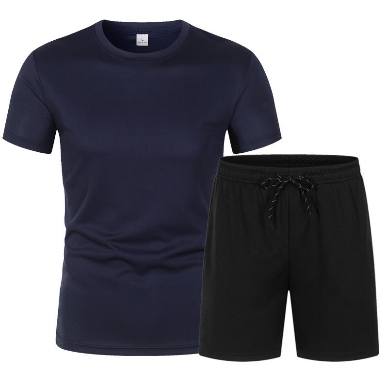 Men's Summer Short Sleeved Shorts Sports Suit