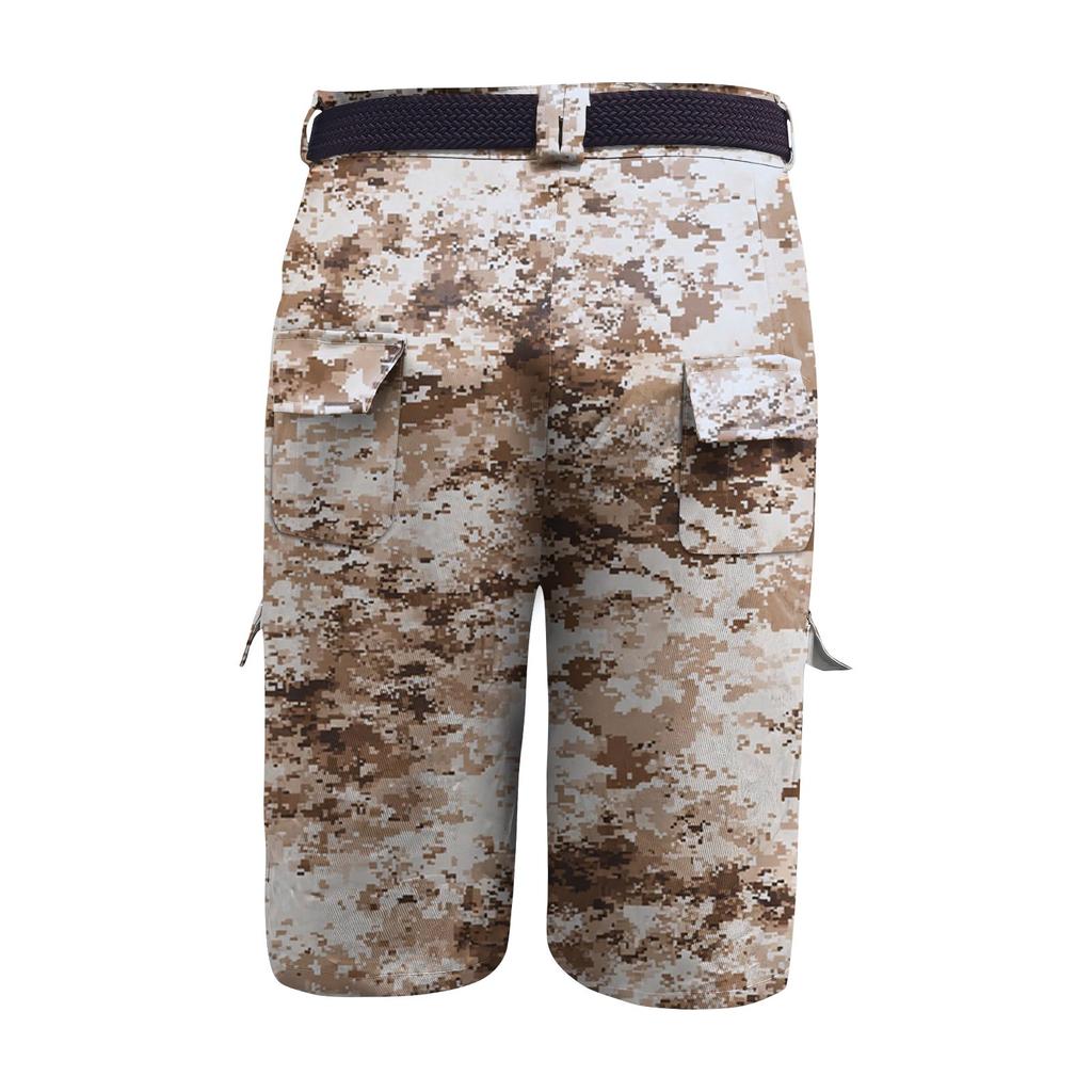 Shorts de travail pour hommes imprimés pour le Jour de l'Indépendance avec poches multiples