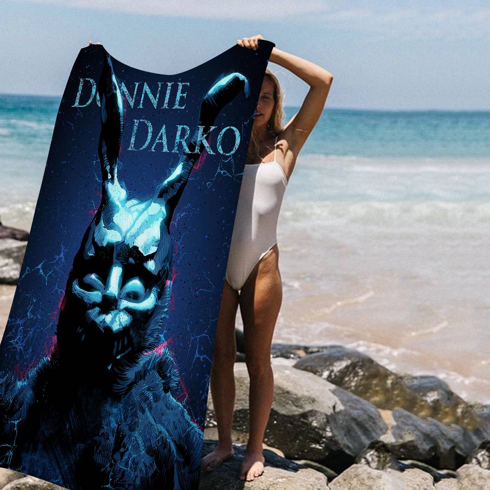 

Movie D-Donnie D-Darko Beach Towel Colorful Bath Towels For Girl Microfiber Quick Dry Sand Free Beach Yoga Spa Gym Pool W30*H60(CM)