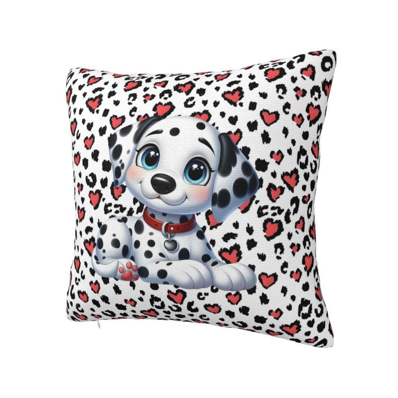 Custom Dalmatians Disney Cartoon 101 Luxury Throw Pillow Cover Living Room Decoration Dog Anime Kawaii Car Cushion