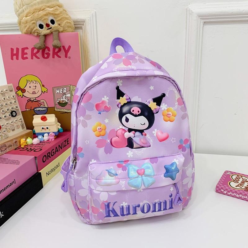 

Hello Kitty Kids Backpack With Colorful Print And Lightweight Design For School And Daycare Kuromi