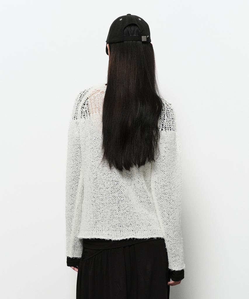 Daiaegeuneol Netting Mixed Knit (Ivory)