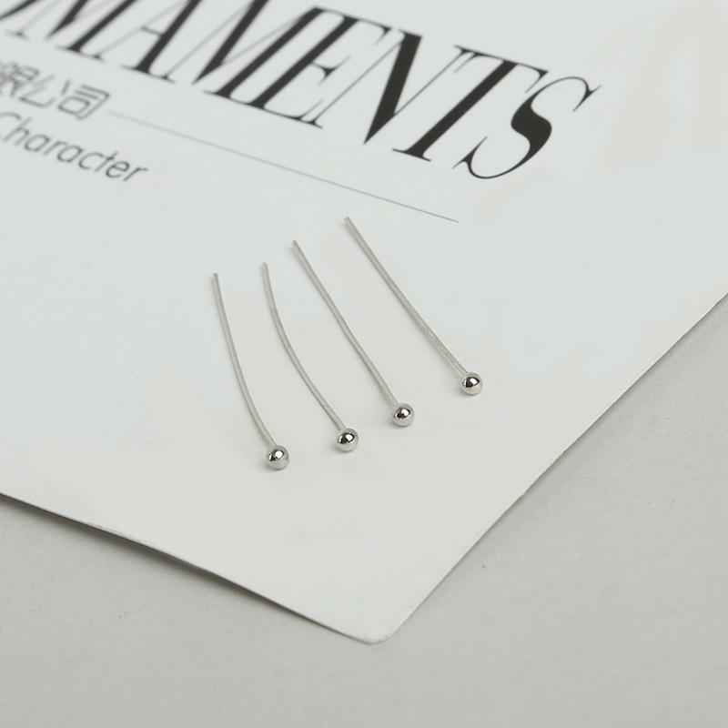 DIY Jewelry Findings: Handmade Round Head Pins, Dangle & Stud Earrings - Approx. 100 Pieces
