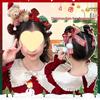 Christmas Hair Accessories for Kids: Santa Claus Clips, Cute Reindeer Pins, Non-Slip Headbands for Girls