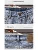 2024 Men's Trendy Loose Straight Denim Shorts: Mid-Length Youth Breeches