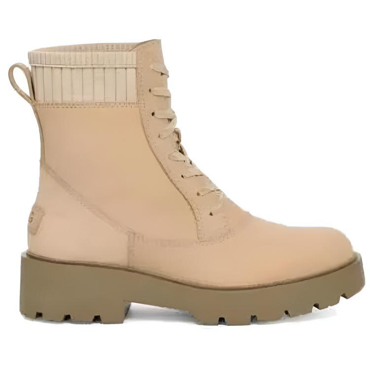UGG Comfortable Simple Short Martin Boots Women boots Mustard 1166759-MDSD