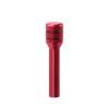 1x Red Aluminum Door Lock Stick Knob Pull Pins Cover Car Interior Accessories